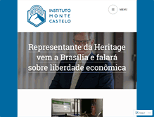 Tablet Screenshot of montecastelo.org